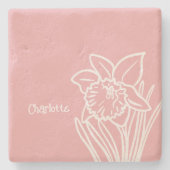 Spring Daffodil  ストーンコースター (正面)