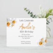 Spring Daffodil Birthday 招待状 (スタンド正面)