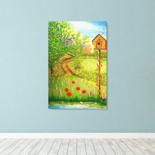 Spring Day キャンバスプリント (インサイチュ (ウッドフロア))