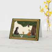 "Spring Day" Thinking of you greeting card カード (黄色い花)