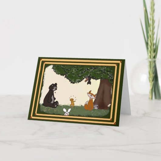 "Spring Day" Thinking of you greeting card カード (正面)