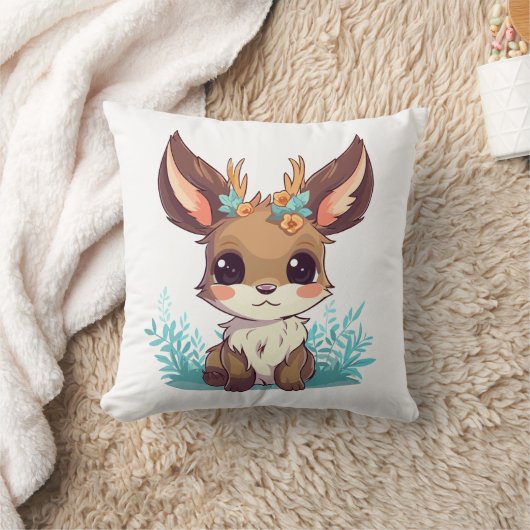 Spring Deer クッション (ブランケット)