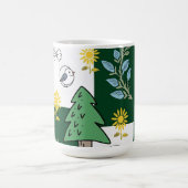 Spring design women's socks コーヒーマグカップ (中央)