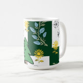 Spring design women's socks コーヒーマグカップ (正面右)