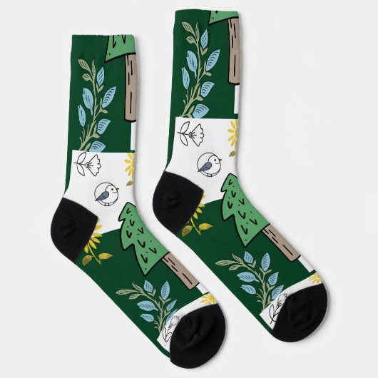 Spring design women's socks  ソックス (右)