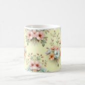 Spring Easter Flowers コーヒーマグカップ (中央)