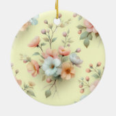 Spring Easter Flowers セラミックオーナメント (裏面)