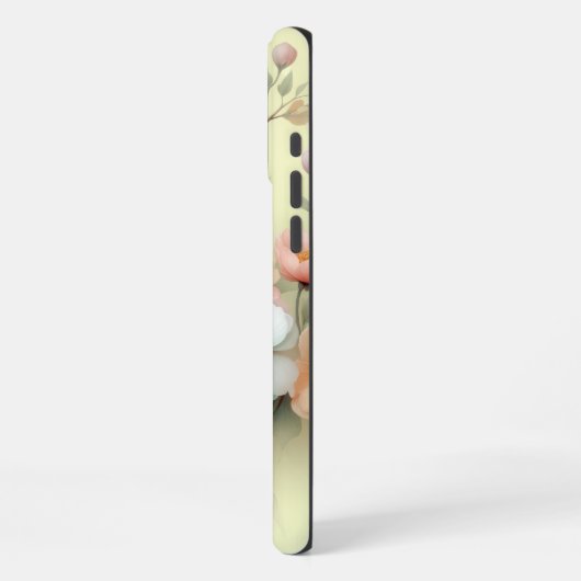 Spring Easter Flowers iPhoneケース (左側面)