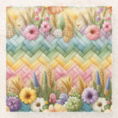 Spring Easter Joy ガラスコースター (正面)