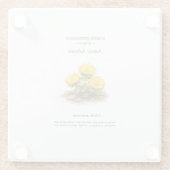 Spring Ephemerals of Japan – Amur Adonis ガラスコースター (裏面)