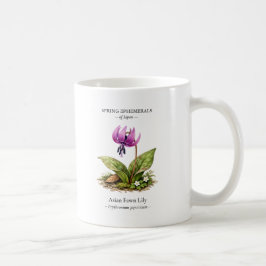 Spring Ephemerals of Japan – Asian Fawn Lily コーヒーマグカップ