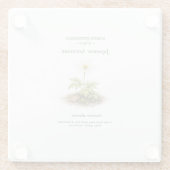 Spring Ephemerals of Japan – Japanese Anemone Glas ガラスコースター (裏面)