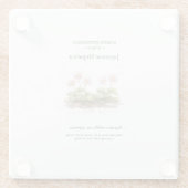 Spring Ephemerals of Japan – Japanese Hepatica ガラスコースター (裏面)