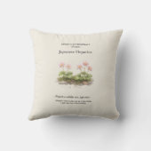 Spring Ephemerals of Japan – Japanese Hepatica クッション (裏面)