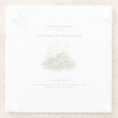 Spring Ephemerals of Japan – Japanese Wood Anemone ガラスコースター (裏面)