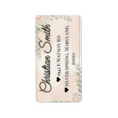 🌸 SPRING — “Ethereal Garden” Address ラベル (正面)