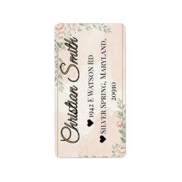 🌸 SPRING — “Ethereal Garden” Address ラベル