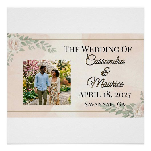 🌸 SPRING — “Ethereal Garden” Glossy ポスター (正面)