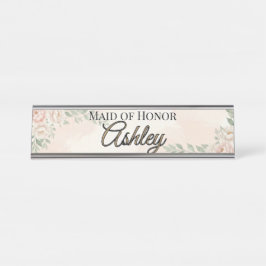🌸 SPRING — “Ethereal Garden” Maid of Honor デスクネームプレート
