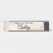 🌸 SPRING — “Ethereal Garden” Maid of Honor デスクネームプレート (正面)