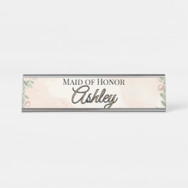 🌸 SPRING — “Ethereal Garden” Maid of Honor デスクネームプレート