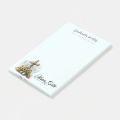 Spring Faith & Floral Easter Greeting ポストイット (アングル)