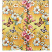 Spring Floral  シャワーカーテン (正面)