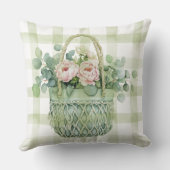 Spring Floral Basket  クッション (裏面)