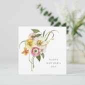 Spring Floral Bouquet Mother's Day Invitation 招待状 (スタンド正面)