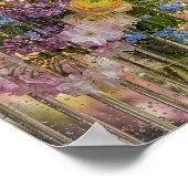 Spring Floral Bouquet Poster ポスター (角)