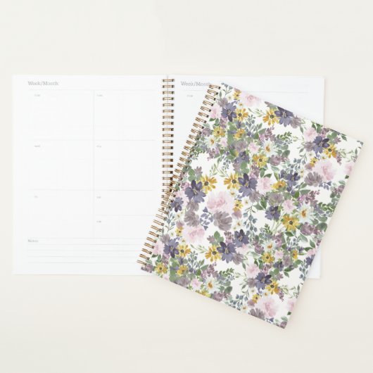 Spring Floral Day Planner プランナー手帳 (ディスプレー)