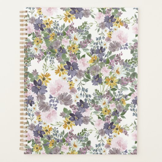 Spring Floral Day Planner プランナー手帳 (正面)
