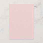 Spring Floral Details Enclosure Card エンクロージャーカード (裏面)