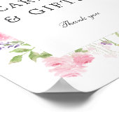 Spring Floral Frame Cards & Gifts ポスター (角)