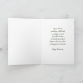 Spring Floral Friends Wedding Anniversary カード (内部)