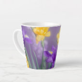 Spring floral Latte Mug カフェラテマグ (左アングル)