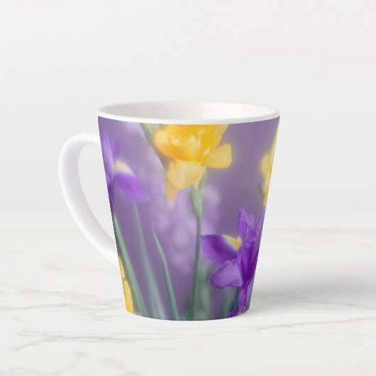 Spring floral Latte Mug カフェラテマグ (左アングル)