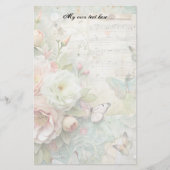 Spring Floral Letter Sheets Stationery 便箋 (正面)