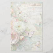 Spring Floral Letter Sheets Stationery 便箋 (裏面)