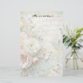 Spring Floral Letter Sheets Stationery 便箋 (スタンド正面)