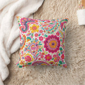 Spring Floral Paisley cushion クッション (ブランケット)