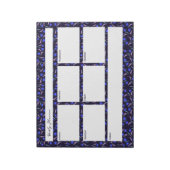 Spring Floral Pattern ノートパッド (回転)