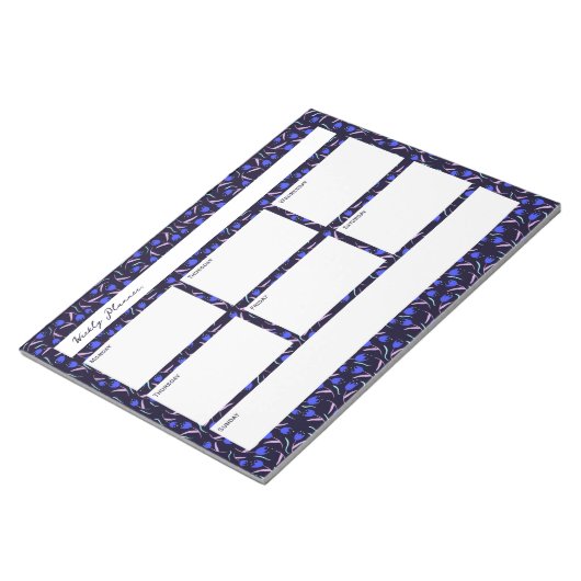 Spring Floral Pattern ノートパッド (アングル)