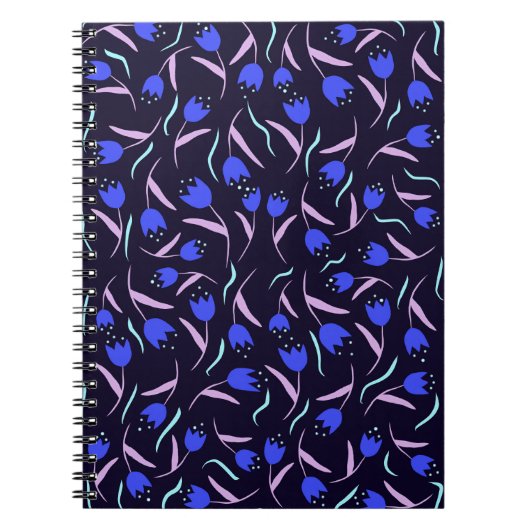 Spring Floral Pattern ノートブック (正面)