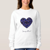 Spring Floral Pattern Collection スウェットシャツ (正面)