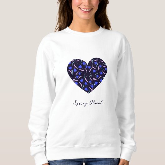 Spring Floral Pattern Collection スウェットシャツ (正面)