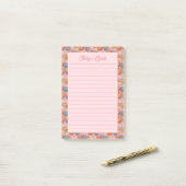 Spring Floral Post-It Notes ポストイット (デスク上)