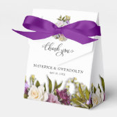 Spring Floral Rustic Wedding フェイバーボックス (正面サイド)