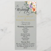 Spring Floral - Sage Wedding プログラム (正面)