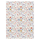 Spring Floral Tablecloth - Wildflower Printed テーブルクロス (正面)
